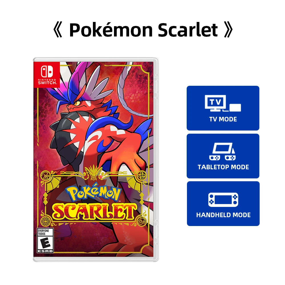 Nintendo Swtich Game Deals -Pokemon Violet - Pokemon Scarlet-Games Cartridge Physical Card