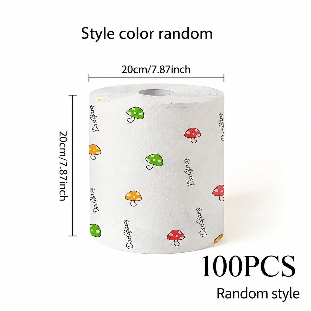 One-time dishcloth water wash dry wet dual-use non-stick oil rags household cleaning rags kitchen towel kichen accessories