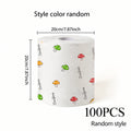 One-time dishcloth water wash dry wet dual-use non-stick oil rags household cleaning rags kitchen towel kichen accessories