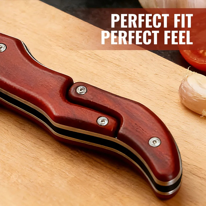 Sharp kitchen knives kitchen cutting tools beautifully designed easy to use equipped with a leather storage bag small in size
