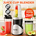 Blender Complementary Food Maker, Milkshake And Smoothie Juicer, 15 Piece Kitchen Personal Blender & Grinder Set, Smoothie Maker With 4 Portable Blending Cups, Nutritional Recipes,304 Stainless Steel