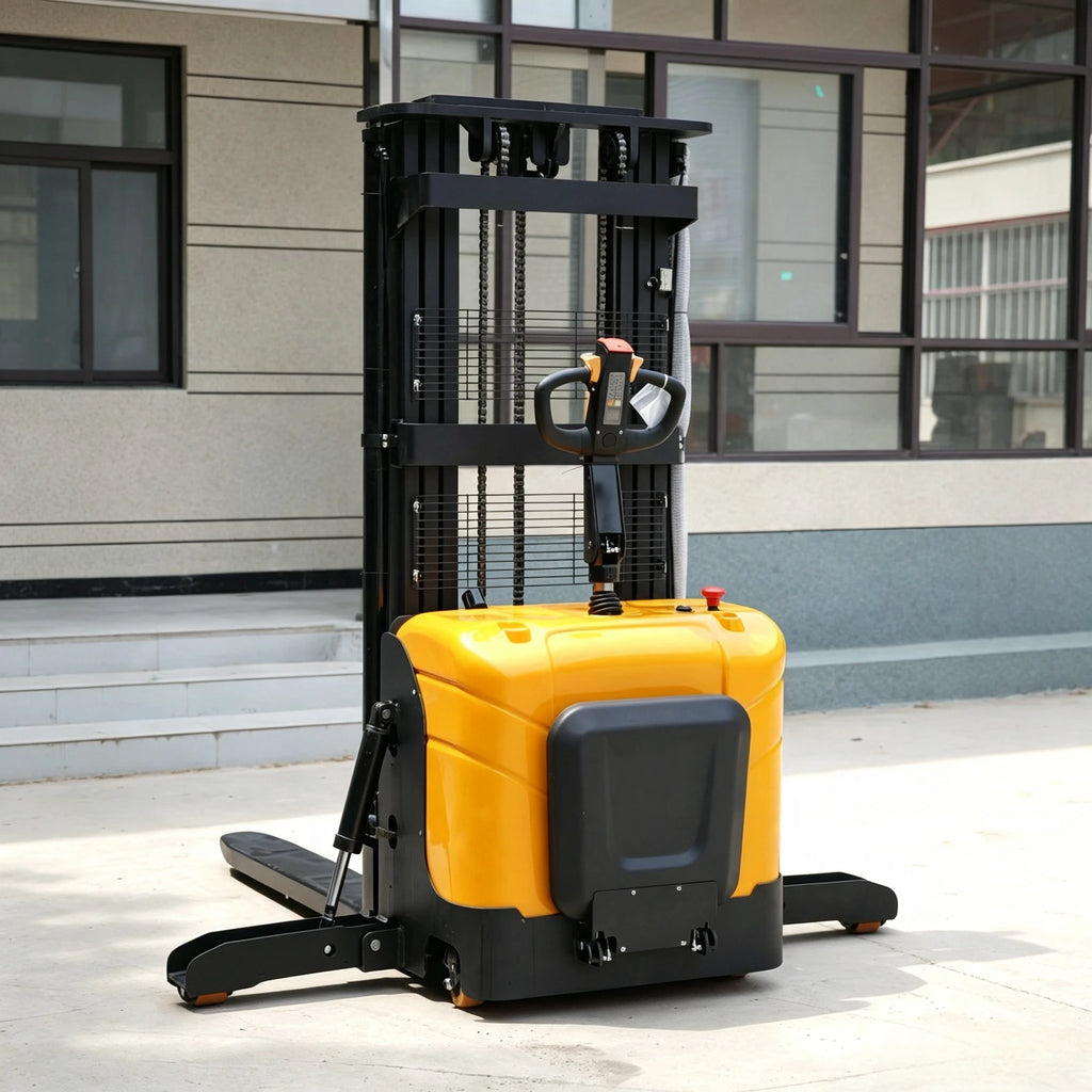 High Quality Durable Full Electric Stacker Industrial Heavy Duty Lifting Machine High Capacity Forklift Equipment TOP Electric