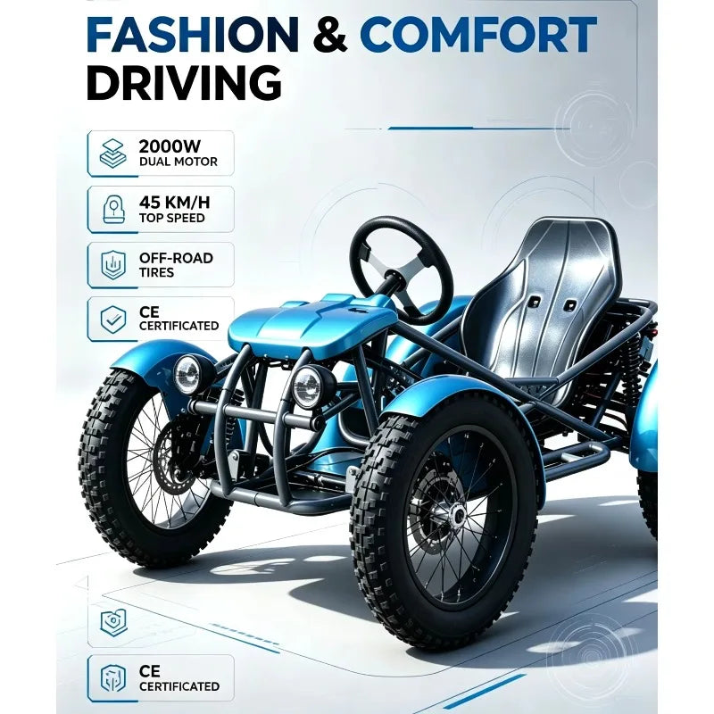 Rs Adult quad ATV off-road vehicle bicycle quad tricycle bandwidth tire quad travel qua