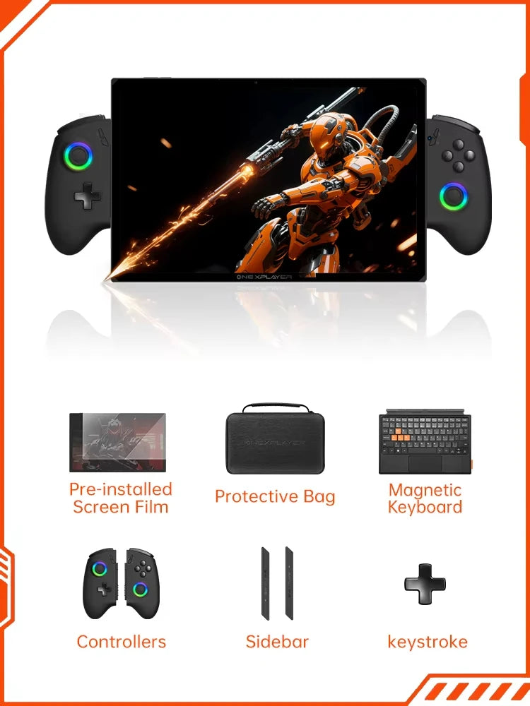 OneXPlayer X1 Air 3-in-1 Gaming Laptop 10.95‘’ Intel Ultra 7 258V 32GB DDR5 1TB/2TB SSD Mini PC Windows 11 Game Handheld Console