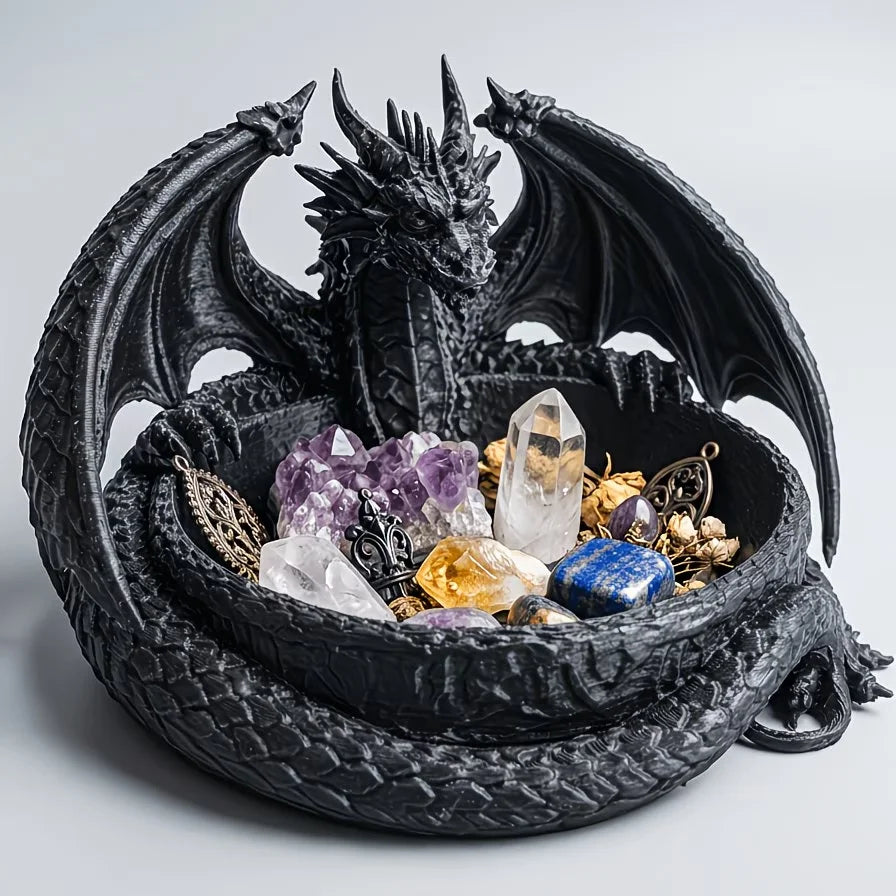 Dragon's Nest" Is a Versatile Desktop and Entryway Storage Tray Rings, and Can Also Be Used as a Jewelry Tray