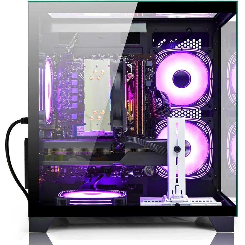 PC Desktop Ryzen 5 | 16GB DDR3 RAM | GeForce RTX 1060 8GB | High-Performance Gaming & Design Computer, Black PC Gaming