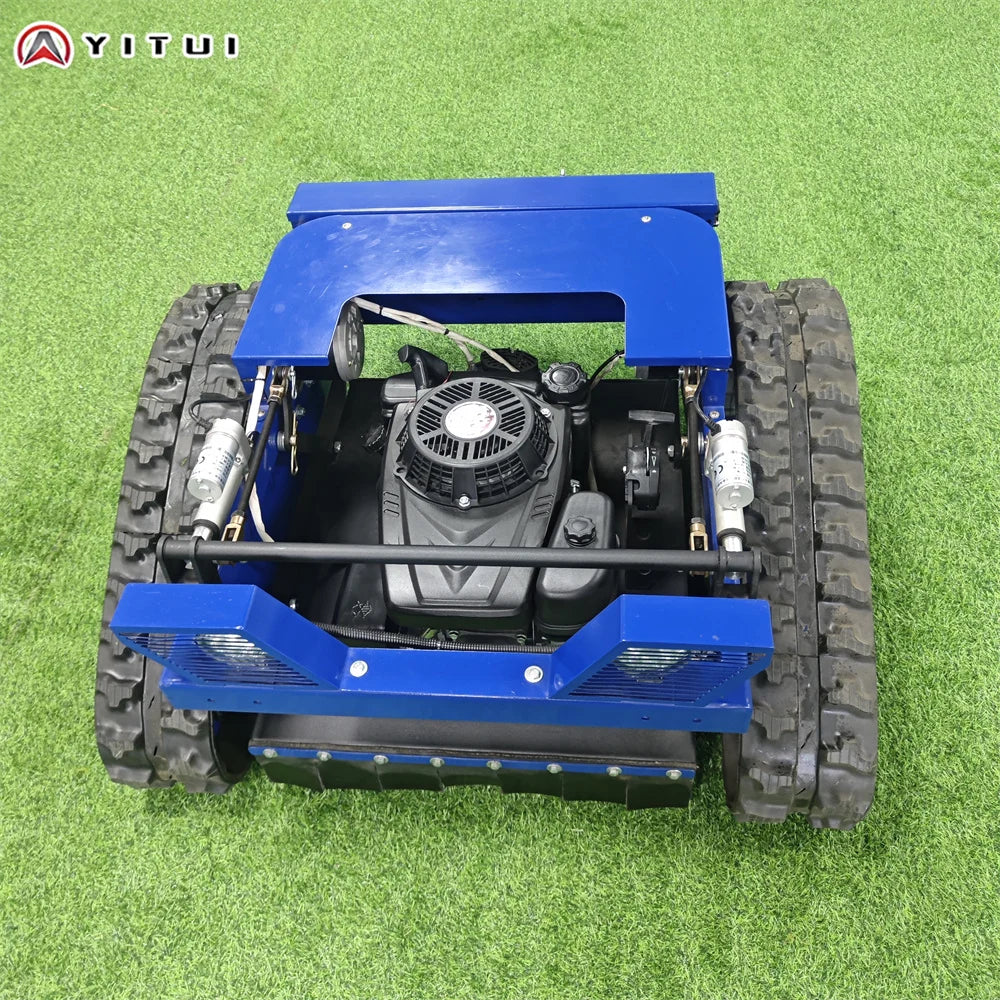 Factory Direct Supply 800kg Crawler Lawn Mower Heavy‑duty Remote Control Grass Cutter Support Customized Cutting Width