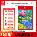 Nintendo Switch 2 Game  -Kirby and the Forgotten Land  + Star-Crossed Worldr - NS2 Switch Game Card