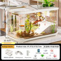 Transparent Luxury Fish Tank Durable Living Room Decoration Small Goldfish Aquarium Drop-resistant Fish Tank Supplies
