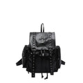 Rivet Y2K Backpack Women Gothic Punk PU Leather Shoulder Bag Ladies Vintage Harajuku Backpacks College Large Capacity School Bag