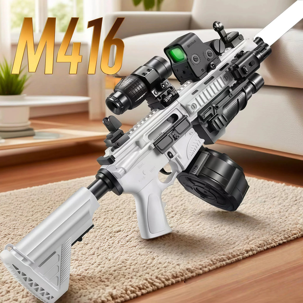 Large Gel Splatter Blaster for Orbeez, Suitable for Backyard Fun and Outdoor Team Shooting Games, 416 Full Configuration