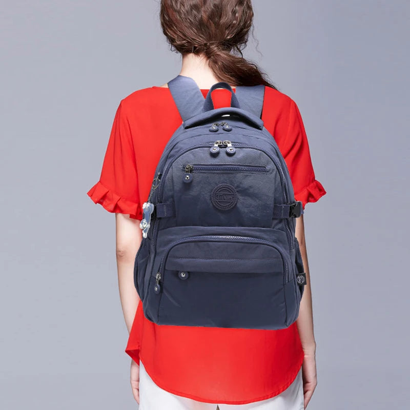 Luxury Travel Backpack Women's Stylish Teenage Youth Backpacks for Bara Mochila Impermeable Large School Bag for Boys