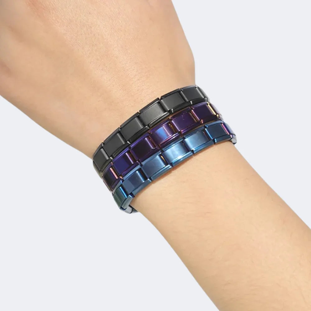 50pcs Italian Charm Stainless Steel 9mm Colorful Style Elastic Bracelet for Woman Men DIY Making GIft Dropshipping Wholesale