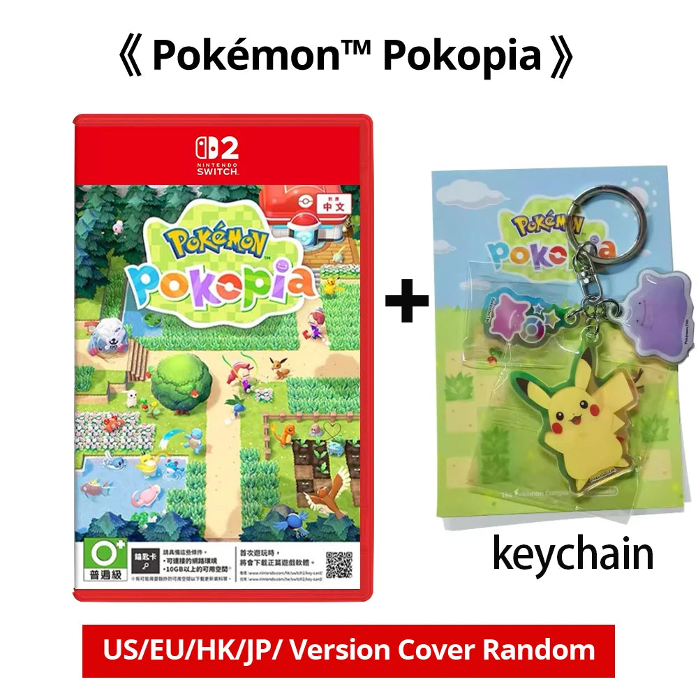Nintendo Switch 2 Game Deals - Pokémon Pokopia - NS2 Games Cartridge Physical Card Support TV Tabletop Handheld Mode
