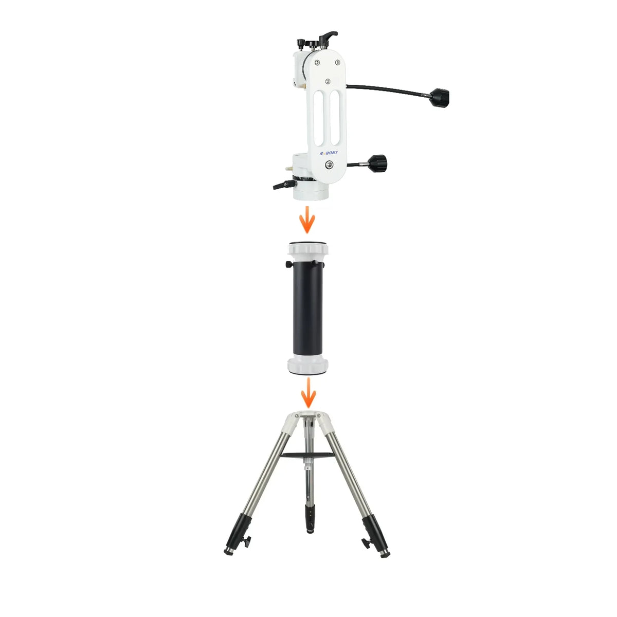 حامل تلسكوب سمتي SV225/SV225T من سفبوني قابل للتعديل مع إزاحة دقيقة، لرصد النجوم والفلك ومراقبة الطيور