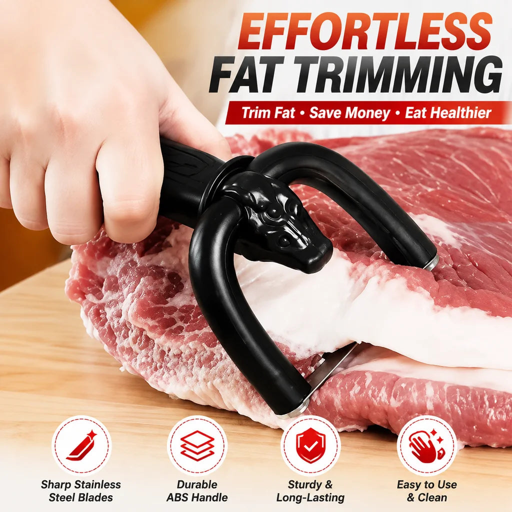 1/2/4Handheld Beef and Pork Slicer New Type of Meat Fat Trimmer  Beef Slicer Fat Cooking Barbecue Tool Kitchen Cooking Tool