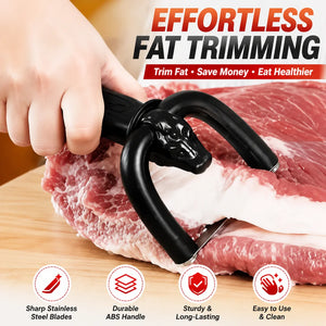 1/2/4Handheld Beef and Pork Slicer New Type of Meat Fat Trimmer  Beef Slicer Fat Cooking Barbecue Tool Kitchen Cooking Tool
