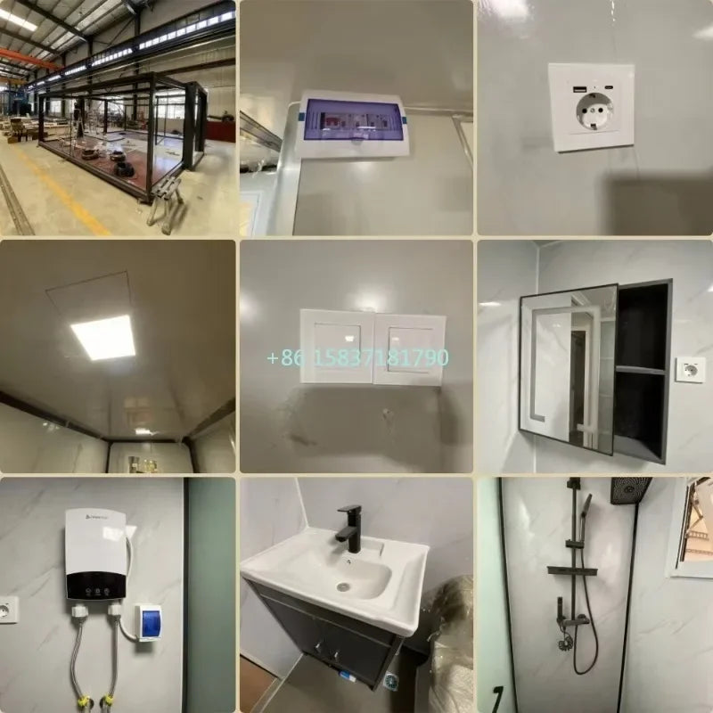 Container House Widely Application Prefabricated Folding Container House Comfortable Convenient Mobile Home for New Zealand