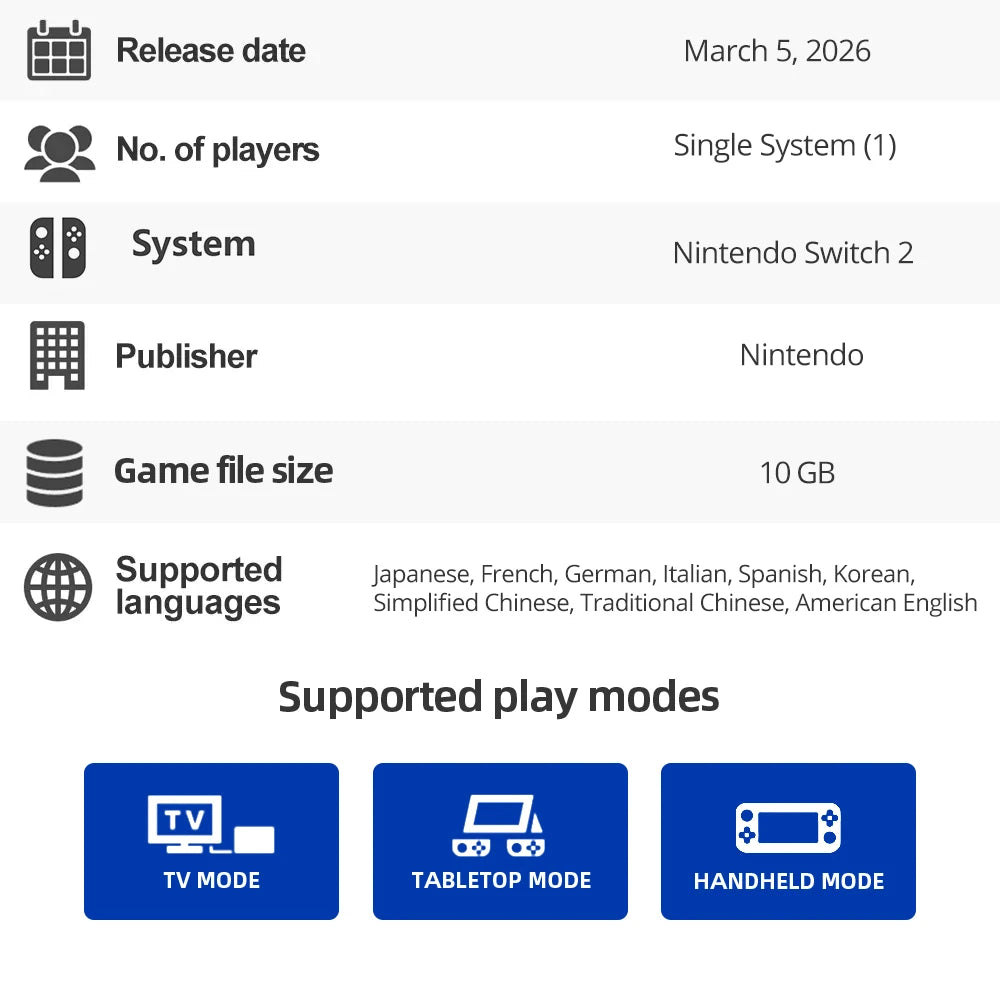 Nintendo Switch 2 Game Deals - Pokémon Pokopia - NS2 Games Cartridge Physical Card Support TV Tabletop Handheld Mode