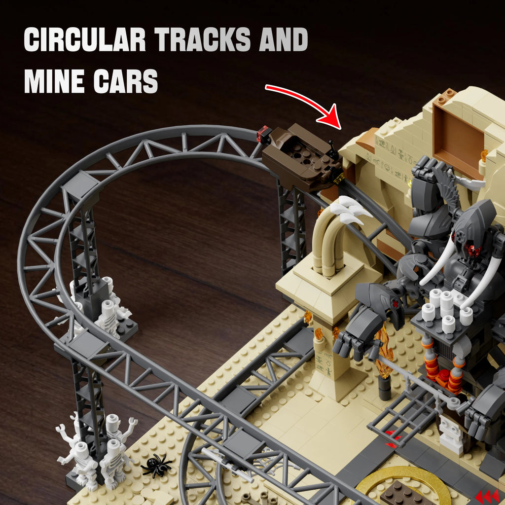 Creative Movie Games Escape from the Temp 1299Pcs Friends Series Building Block MOC Model Desktop Decoration Kids Girls Toy Gift