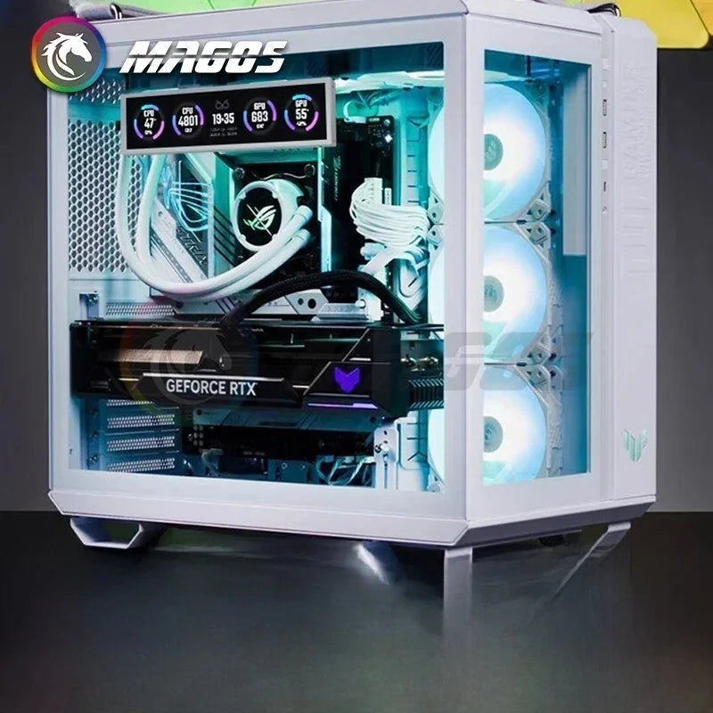 GT502 Case Monitor Screen Solution Panel Size/Themes Customized AIDA64 Gamer Secondary IPS Expand Dsiplay