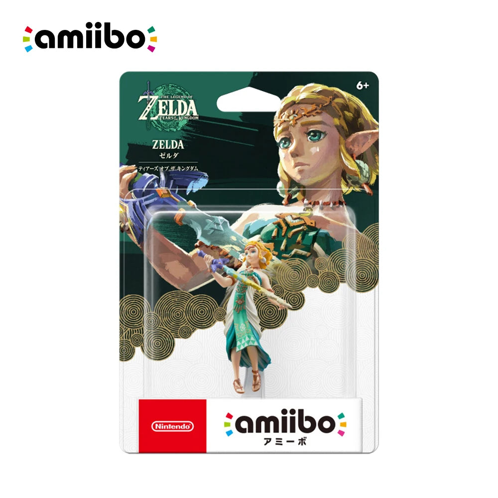 Nintendo Amiibo Figure - The Legend of Zelda: Tears of the Kingdom - Zelda - for Nintendo Switch Console Game Interaction Model