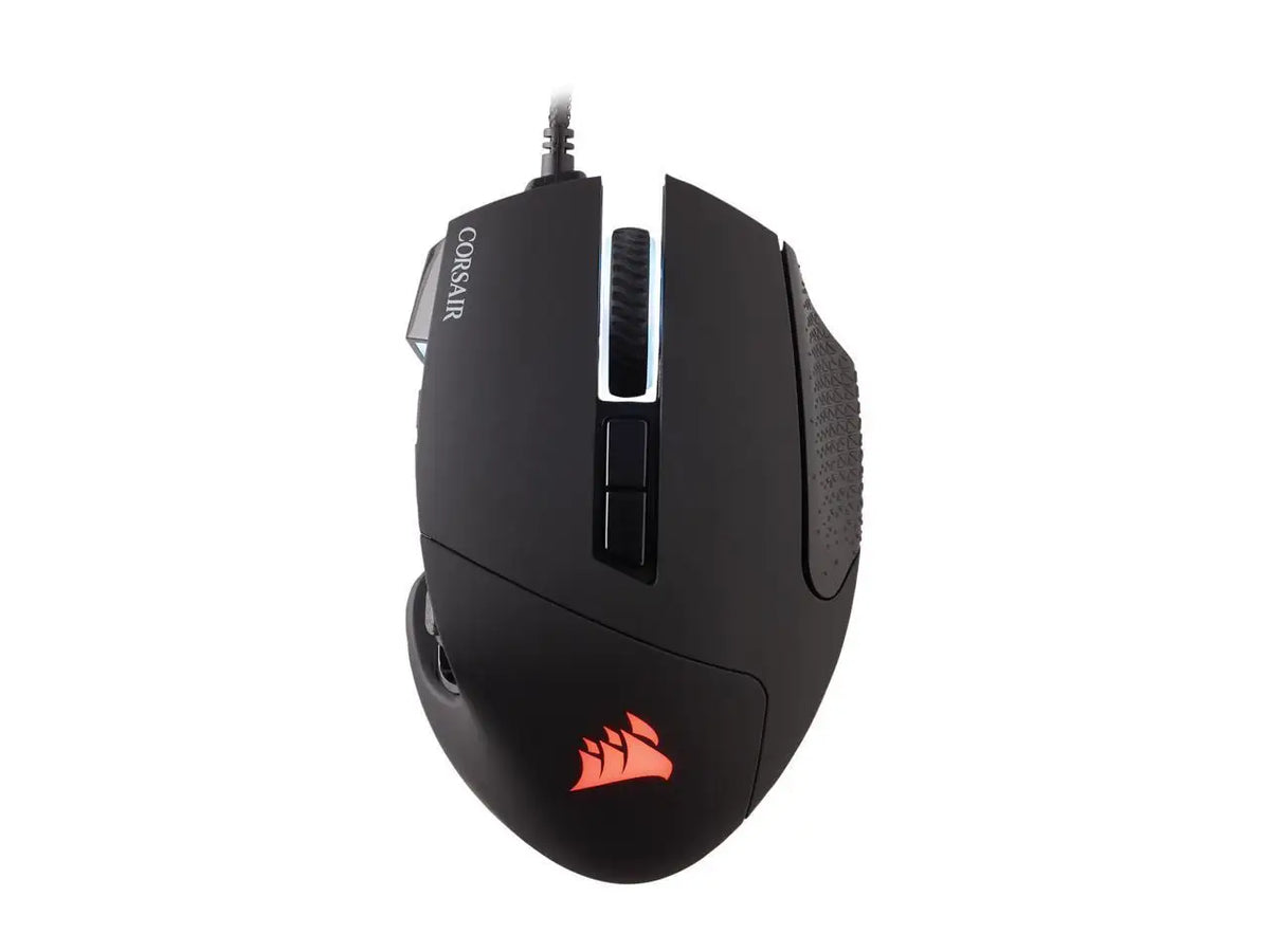 Corsair SCIMITAR RGB ELITE CH-9304211-NA Black Wired Optical MOBA/MMO Gaming Mouse, Backlit RGB LED