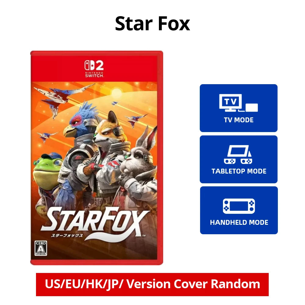 Nintendo Switch 2 Game  Deals  - Star Fox - Games Adventure Action and RPG Genre Switch 2 Edition