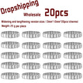20pcs Wholesale Charms Italian Stainless Steel 9mm Colorful Style Elastic Bracelet Woman Men DIY Making Gift Bulk Dropshipping