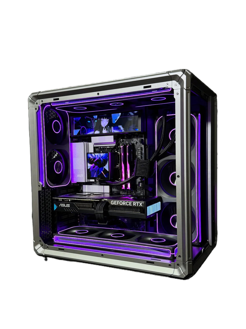 High-end sea view room computer host 9800X3D 5080 gaming e-sports high-quality desktop
