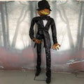 for Halloween 12ft Giant Life Size Skeleton Scarecrow Moving Body Animated Decoration Animatronics
