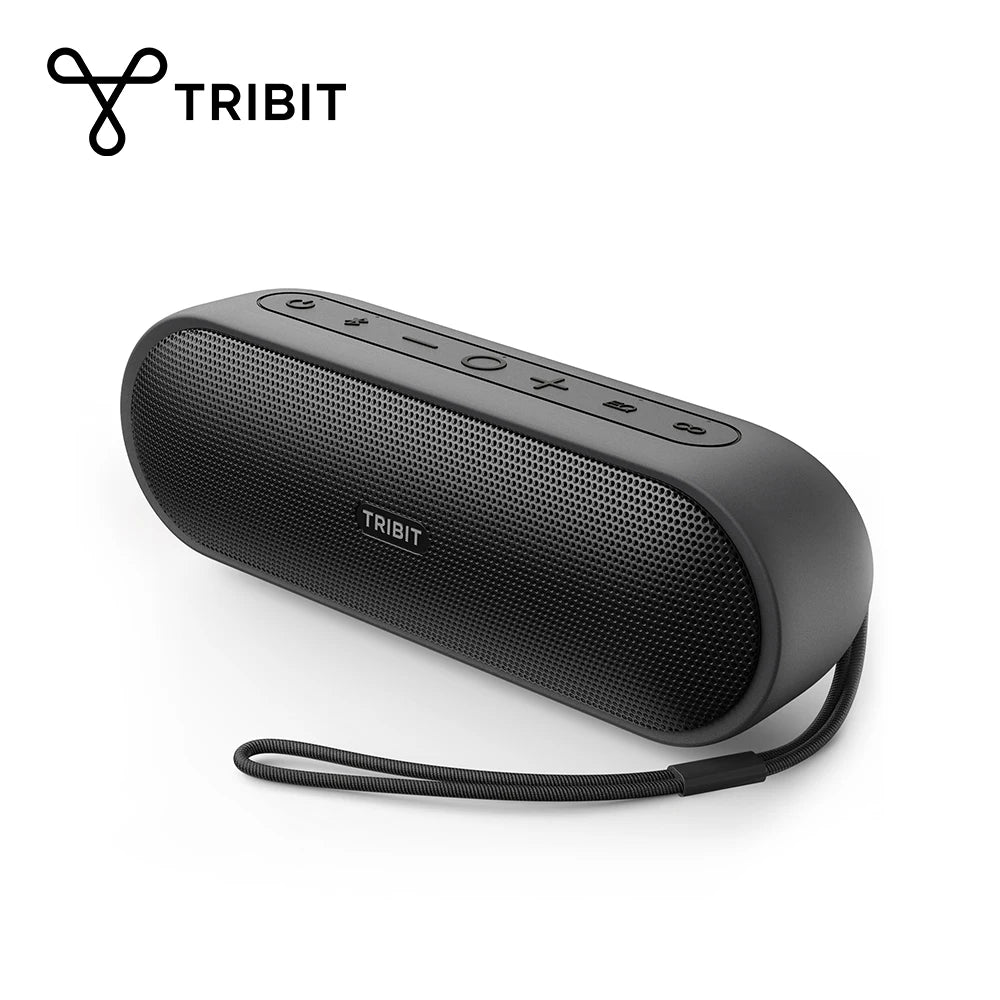 مكبر صوت بلوتوث محمول TRIBIT XSound Plus 2، قوة 30 واط، مكبر صوت لاسلكي مقاوم للماء بمعيار IPX7، وقت تشغيل 24 ساعة للتخييم والمشي لمسافات طويلة