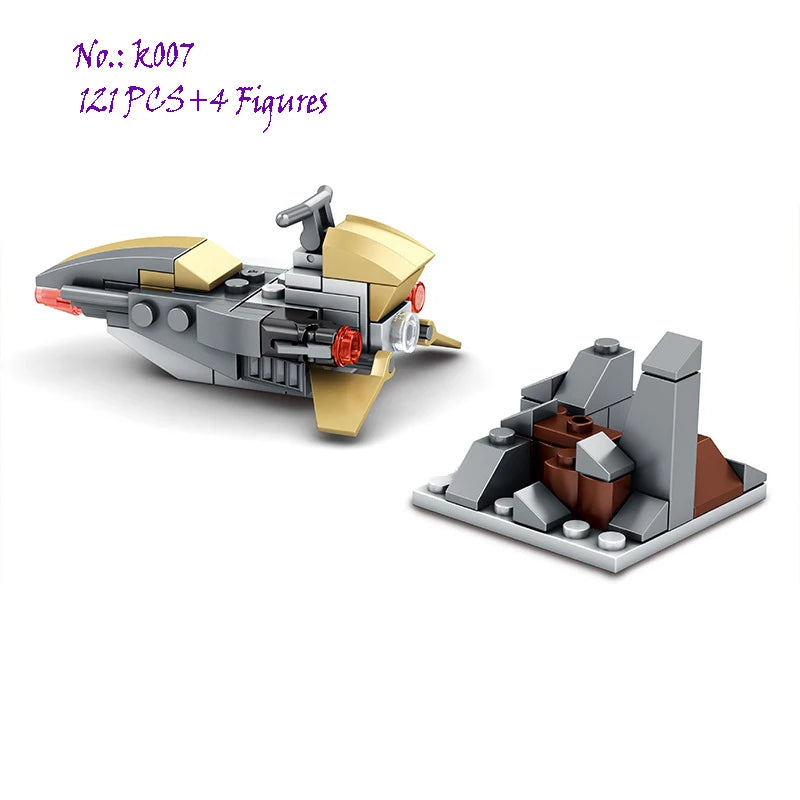 X Fighter MOC Building Blocks Kit Bricks Classic Creative Assembling Educational Kids Toys Boys For Children Gift