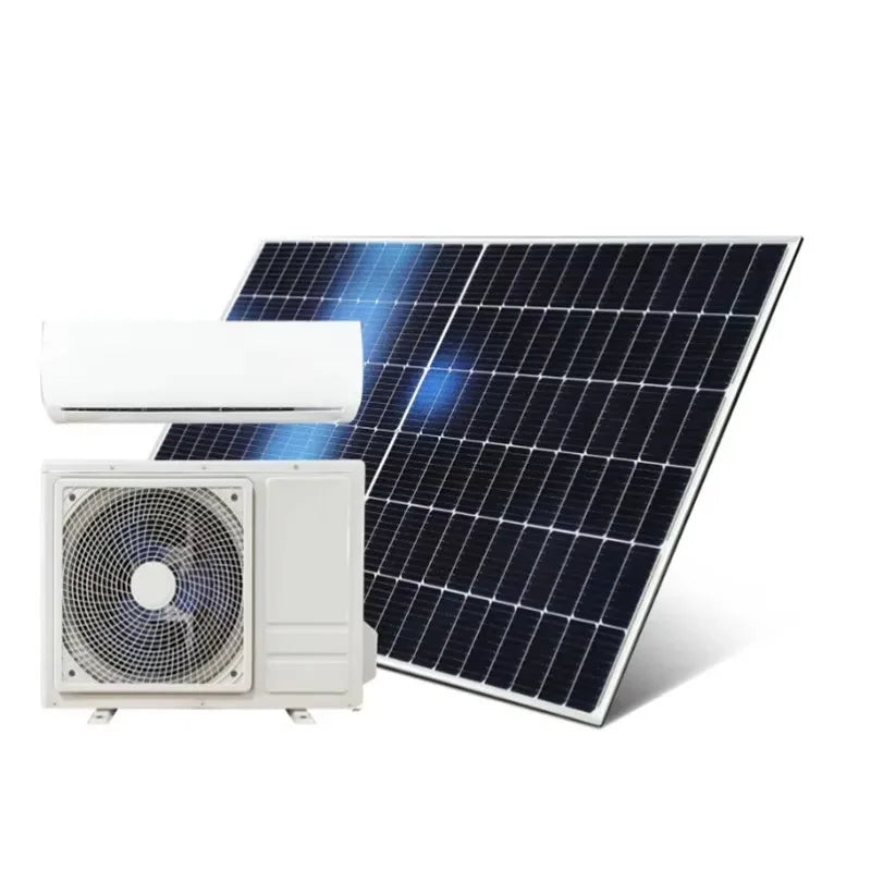 Split Type DC Solar Hybrid Cooling Air Conditioner With Battery, Household Solar AC For Home Use