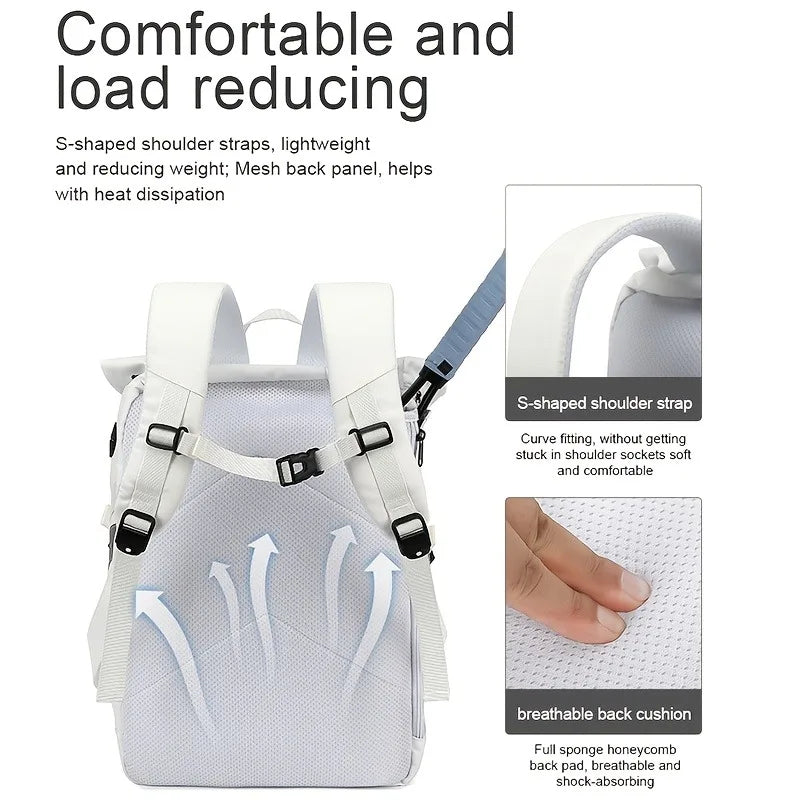 Tennis bag / Tennis backpack - Suitable for both men and women - Can hold 2 tennis rackets - Includes shoe compartment - Large P