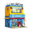 89118 Street Scene Series Educational Toys, Snack Shop Model Assembly DIY Building Blocks Toys, Children's Holiday Gifts