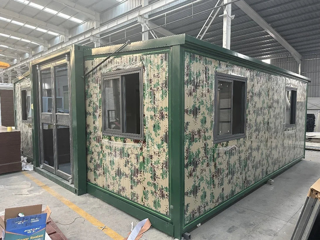 Customized Prefabricated Container House, Modular Expandable Homes, Mobile Tiny House, Office Cabin, Disaster Relief Housing Fol