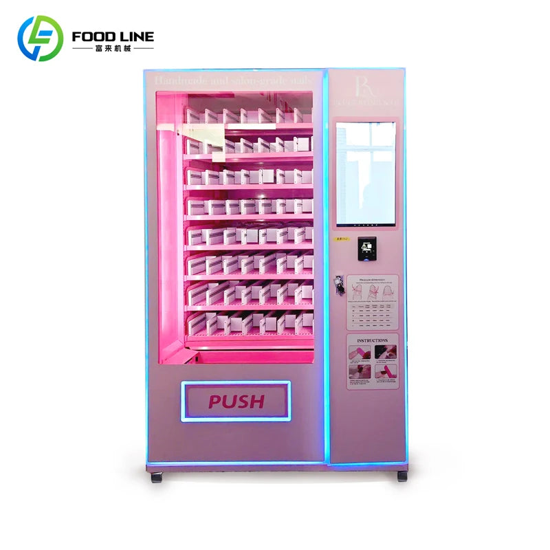 Custom Vending Machines for Beauty Products, Cosmetics, Some Jewelry, Beauty and Manicure Vending Machines