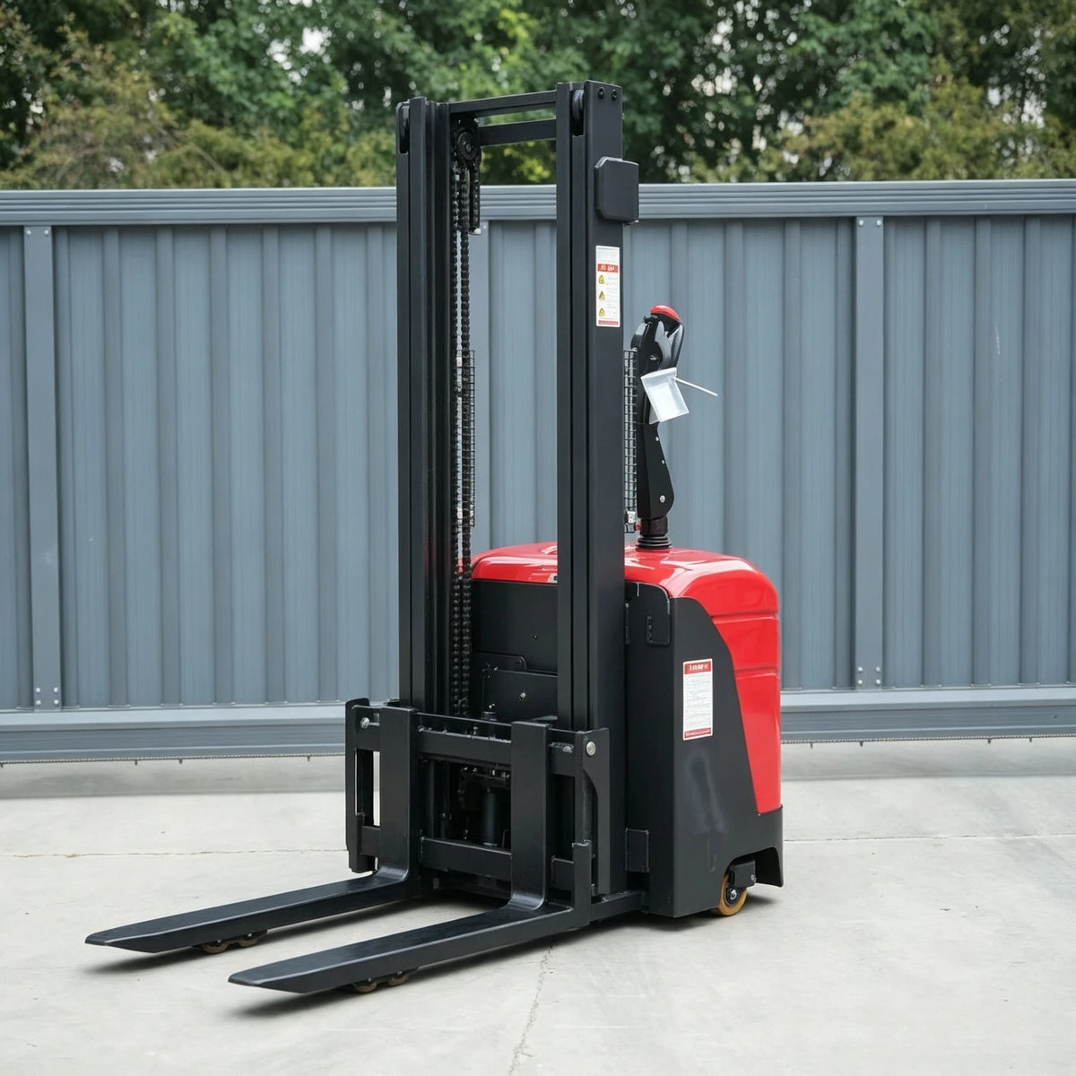 High Quality Durable Full Electric Stacker Industrial Heavy Duty Lifting Machine High Capacity Forklift Equipment TOP Electric