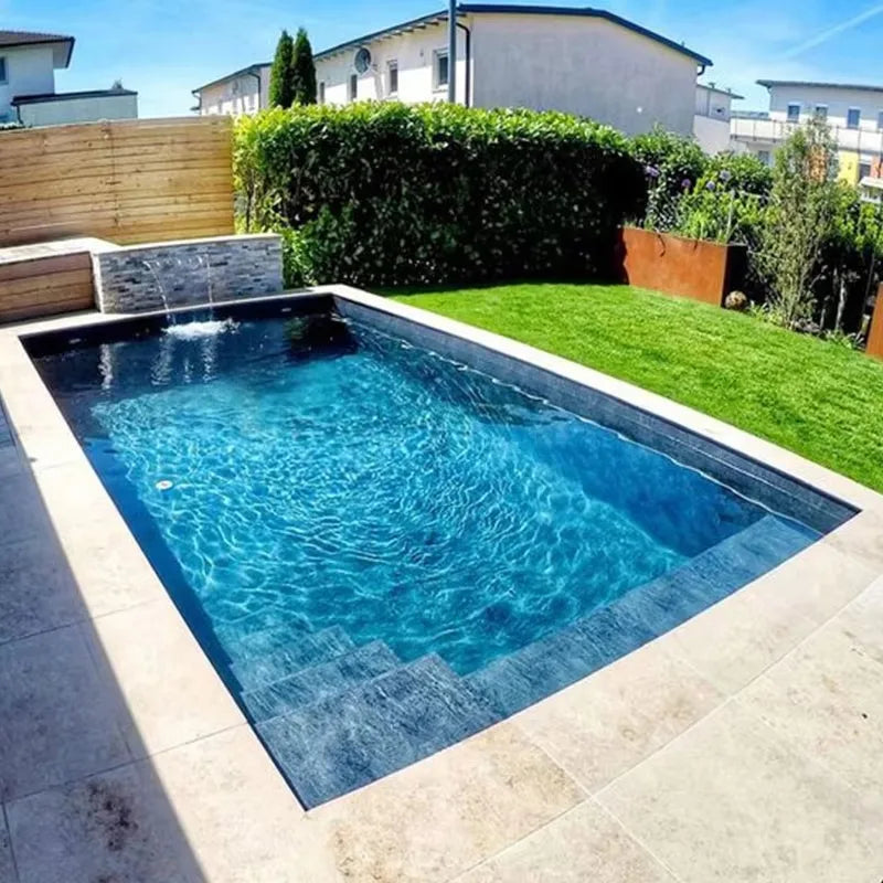 Custom Small Family Garden House Prefab Outdoor Spa Swim Pool Fiberglass Inground Swimming Pool for Adults