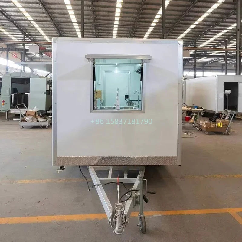 Smart Food Truck Fully Equipped Catering Dining Car Hot Dog Burger Food Cart Ice Cream Coffee Tacos Mobile Food Trailer for US
