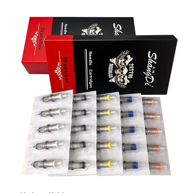 Tattoo Kit Complete Set Wireless Rotary Tattoo Machine Pen Kit DC Interface with Cartridge Needles Permanent Makeup Tattoo Set