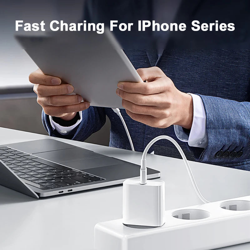 30W PD Fast Charger For iPhone 14 13 12 USB C To Lightning Quick Charging Cable For iPhone 17 16 15 Pro Max Type C Power Adapter