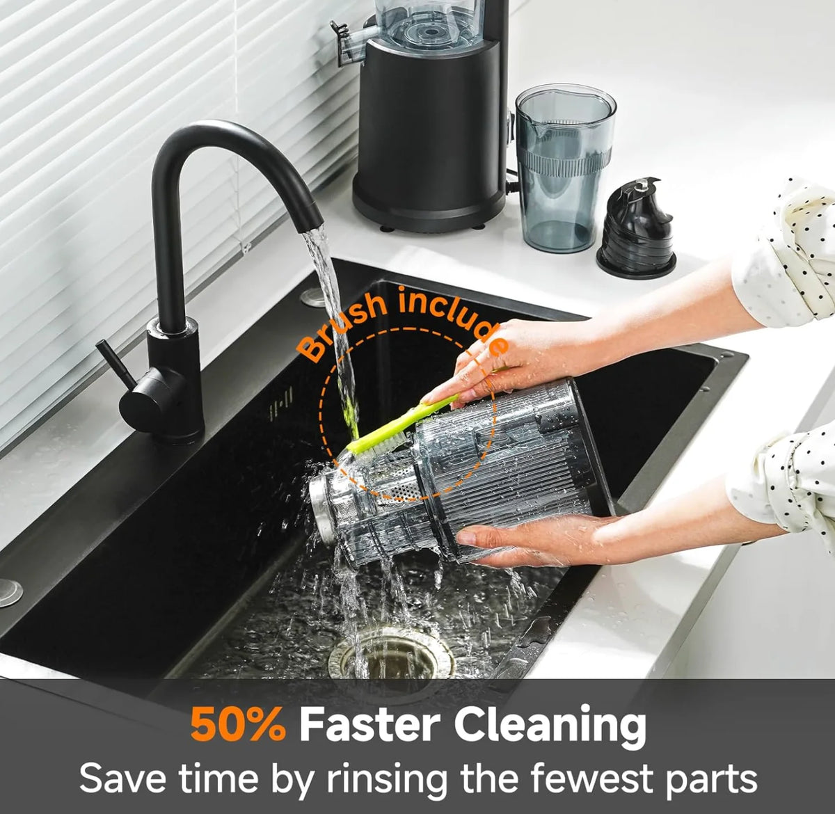 Stylish spiral slow juicer  Masticating Juicer Cold Press Juice Extractor  Automatic Pulp Ejection Fruit Vegetable Juicer