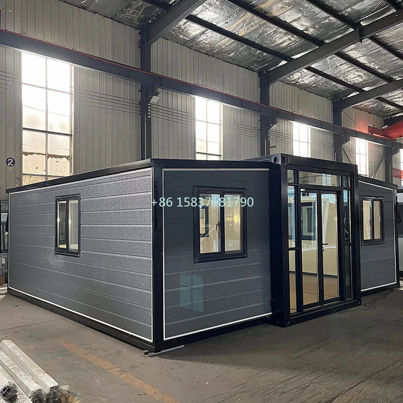 Easily Assembled Container House Luxury Living Prefabricated Expandable Mobile Home Folding House Container with 2 3 Bedrooms