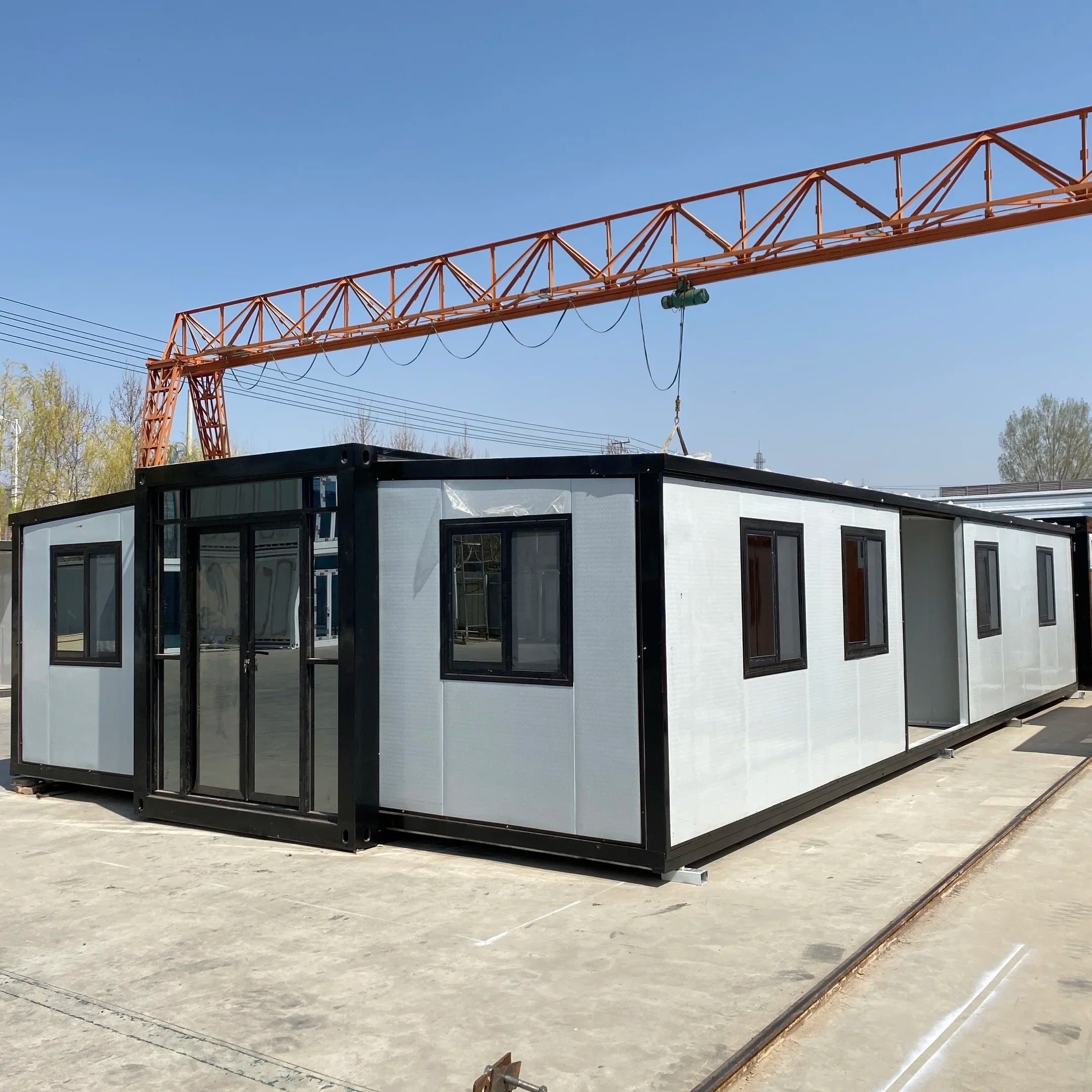 Container House Mobile House Double-wing Folding House Stylish Compact Expandable Waterproof Modern Modular Hot Sale