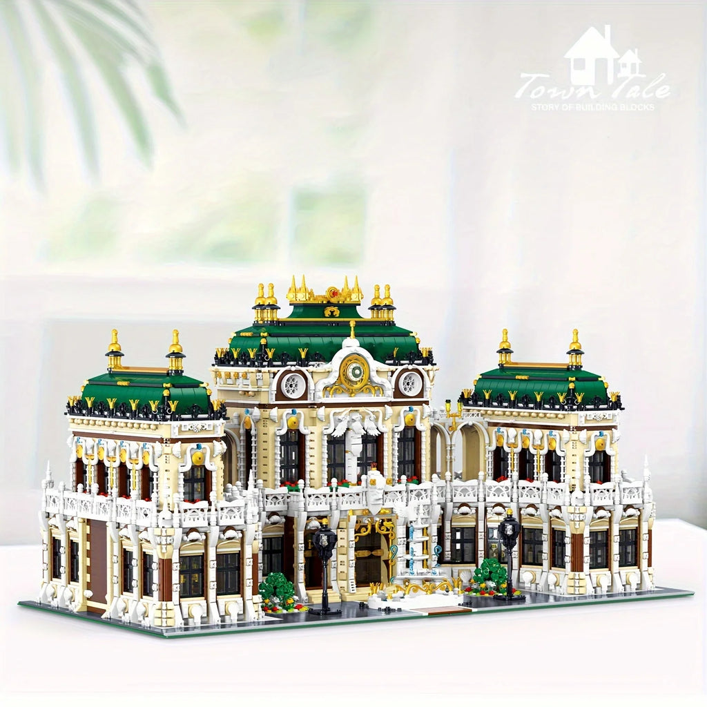 11930PCS Grand Palace Building Blocks Set Large European Baroque Royal Castle Modular Architecture Bricks MOC Street View Model Toys Kit Collectible Display Model Gift For Adult