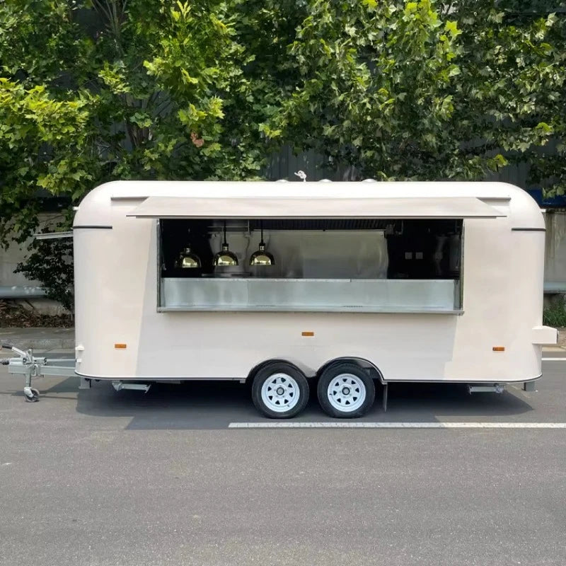Fulai Remolque Food Truck Taco Ice Cream Truck Mobile Catering Hot Dog Burger BBQ Food Trailer with Full Kitchen Equipments