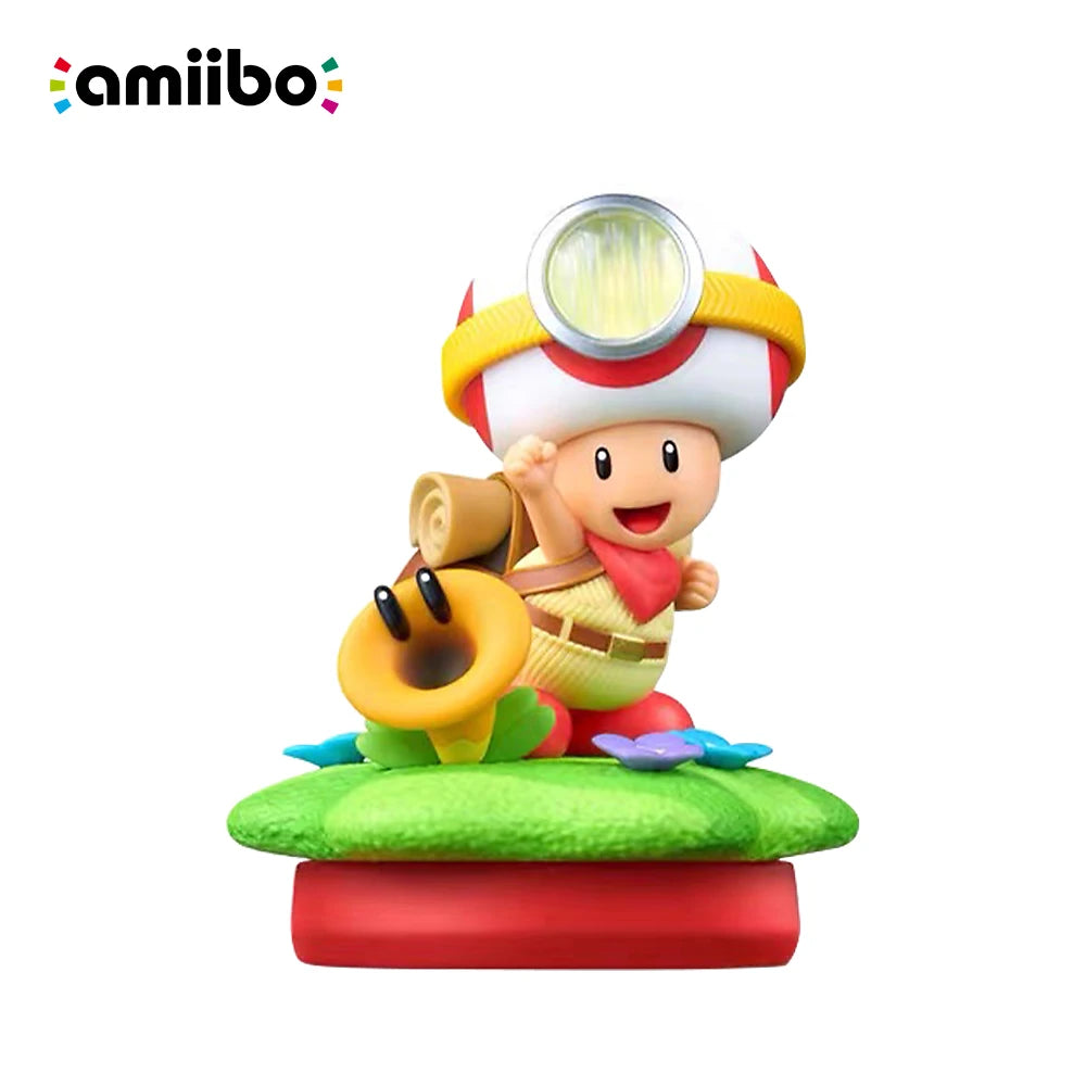 Nintendo Switch Amiibo - Elephant Mario/Captain Toad & Talking Flower/Poplin & Prince Florian - Super Mario Bros. Wonder series