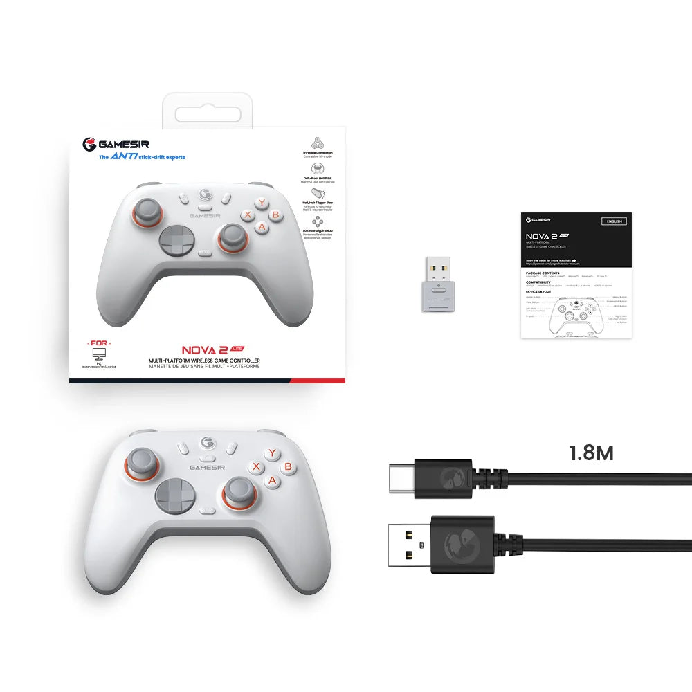 GameSir Nova 2 Lite Iron Man Edition Wireless Game Controller for Switch, PC, Android and iOS